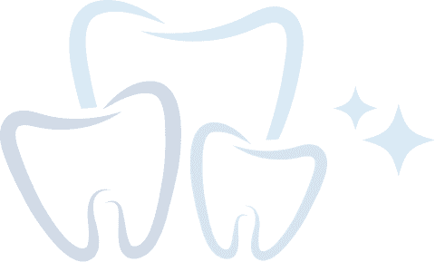 three sparking teeth